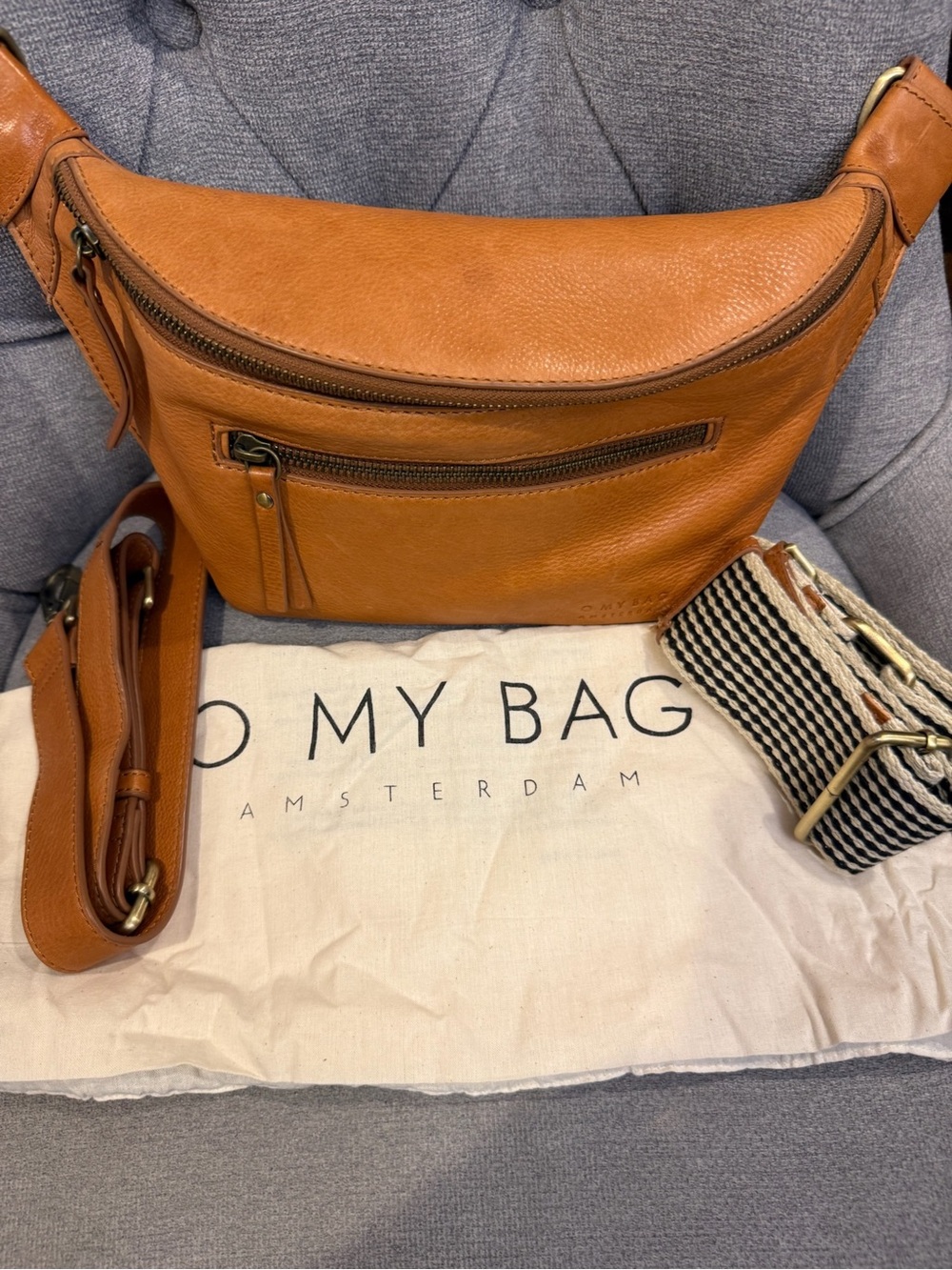 O My Bag Amsterdam Leather Bum Bag